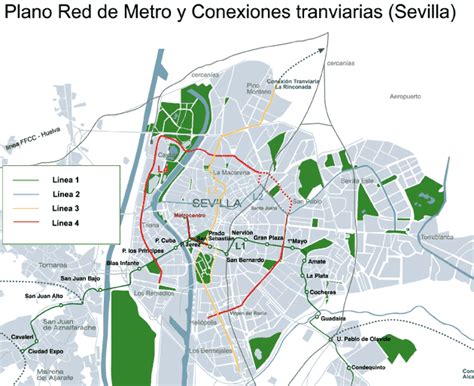 Mapa Metro Sevilla