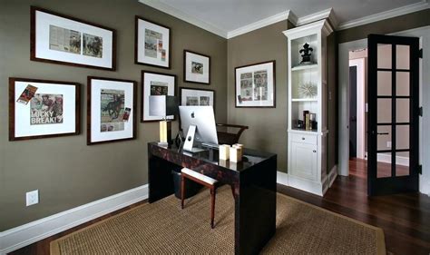 The best home office paint color for meetings. Modern Home Office Wall Colors Accent Wall Inside Home ...
