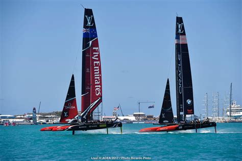 Americas Cup Final 2017 Bermuda Day 2 New Zealand 3 Vs Oracle 0