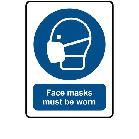 Buy Face Masks Must Be Worn Labels Mandatory Stickers