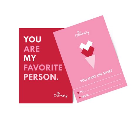Favorite Person Card The Creamery