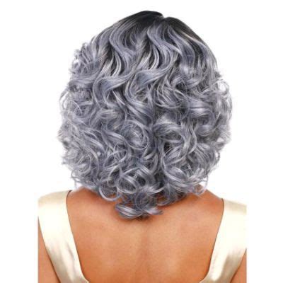Ombre Gray Wig Short Curly Full Grey Curly Hair Curly Hair Women Bobbi Boss Wigs