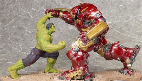 Kotobukiya Hulkbuster Iron Man And Hulk Statues Up For Order Marvel