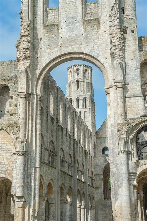 Jumieges Abbey Jumieges Normandy Photograph By Jim Engelbrecht