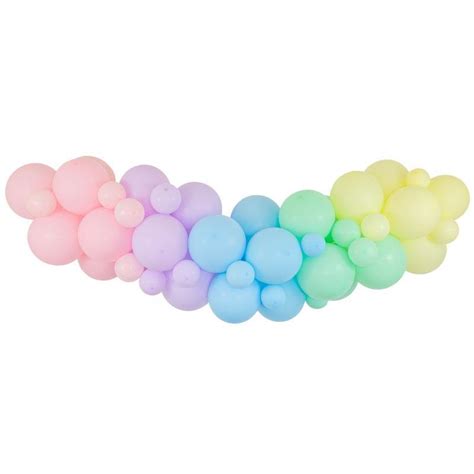 Pastel Balloon Garland Kit Balloons Nz The Party Room