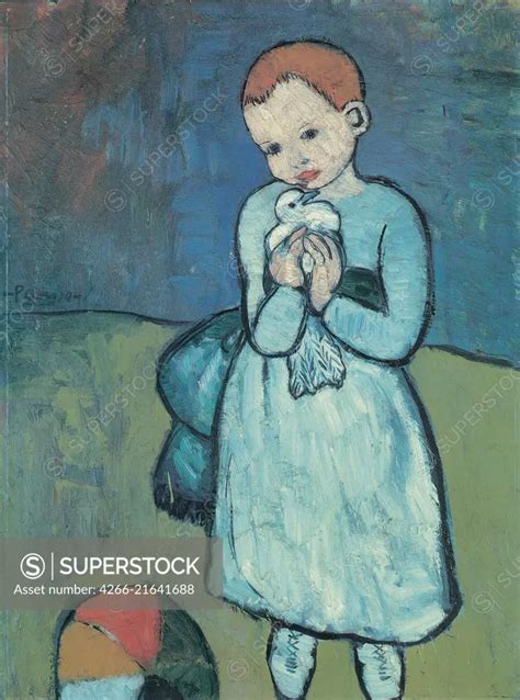 Child With A Dove Picasso Pablo 1881 1973 Superstock
