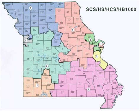 Missouri Us Congressional District Map