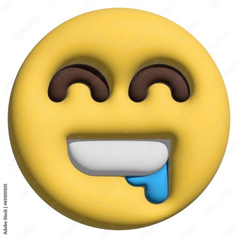 Vector Emoticon Drool File Png Stock Illustration Adobe Stock