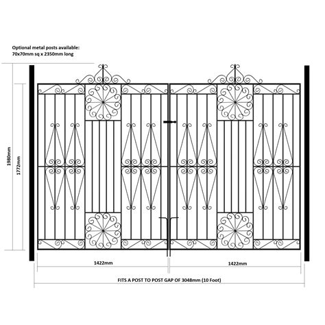 From the initial planning to the final installation, every stratford gate system is custom designed and handcrafted to the highest industry standards. Edinburgh Premium Scroll Tall Flat Top Metal Driveway Gate ...