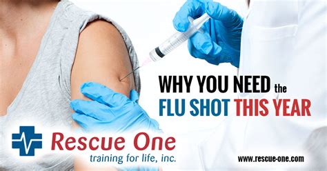 Why You Should Get The Flu Shot This Year Rescue One Training For Life