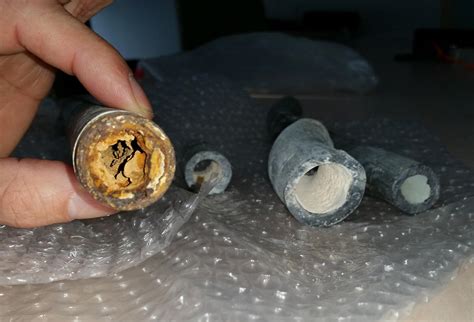 Here's what drinking water pipes look like with and without corrosion