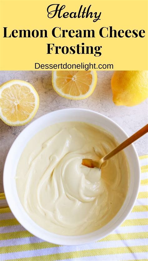 Healthy Lemon Cream Cheese Frosting No Butter Lemon Frosting Recipes