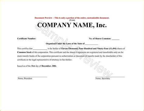 The approval was dated on 16th feb,'14 and a new certificate of incorporation upon the change of name of the company as issued by the registrar of companies, maharashtra dated 18th. Share Certificate Template Alberta Urgent Request Letter ...