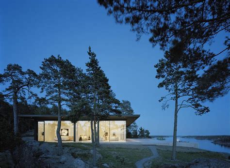 This opens in a new window. Stunning Glass House in Sweden