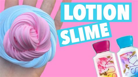 How To Make Slime With Lotion Youtube