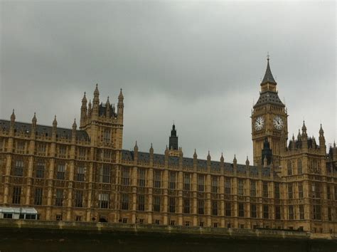 Londres Palacio De Westminster Sede Del Parlamento Británico