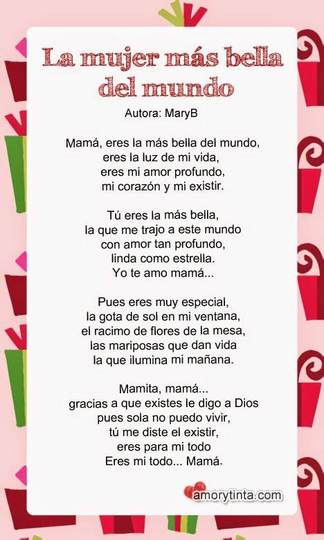 Poemas Cortos Para El Dia De La Mama Regalo