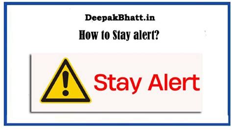 Ten Ways To Stay Alert And Stay Safe Tips In 2024