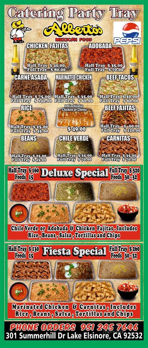 Order online tickets tickets see availability directions {{::location.tagline.value.text}} sponsored topics. Menu of Alberto's Mexican Food in Pinetop, AZ 85935