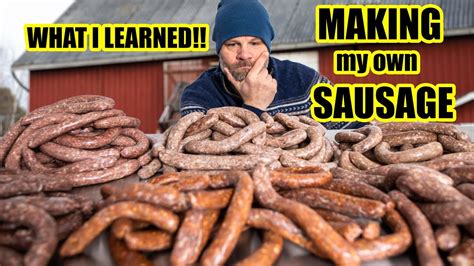 Home Made Sausages Youtube