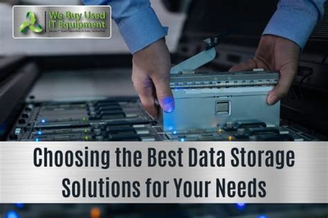 How To Choose The Best Data Storage Solutions For Your Business We