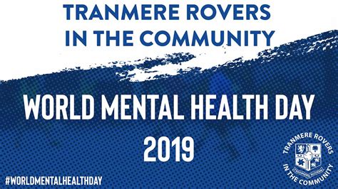 Johns Story World Mental Health Day 2019 News Tranmere Rovers