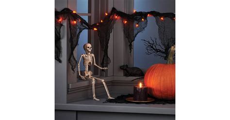 Posable Skeleton Halloween Decor Cheap Target Halloween Decorations