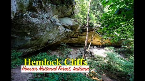 Indian Cave And Messmore Falls In Hemlock Cliffs Hoosier National