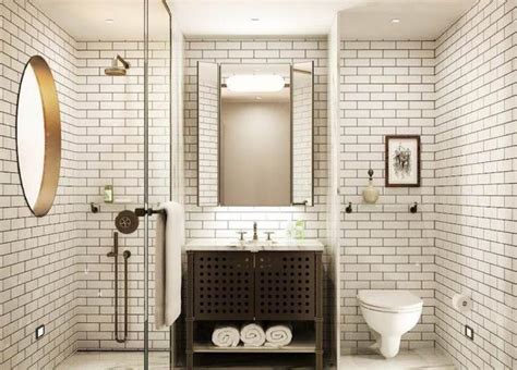 Small bathroom sink cabinet designs for storage ideas, towel storage solutions and bathtub design ideas home interior design ideas. Subway Tiles in 20 Contemporary Bathroom Design Ideas - Rilane