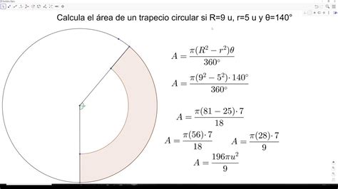 Circunferencia Secciones De Un Círculo Matemáticas 2 Bachillerato