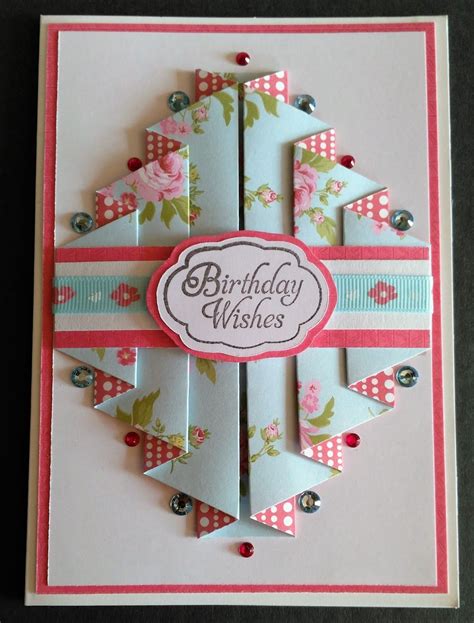 Card By Louise Thompson 051716 Double Pleated Cards Handmade