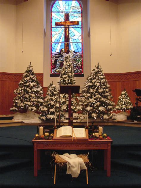 This results in a large and beautiful collection of christmas decorations, baubles, artificial christmas trees and christmas lights, which brings the spirit of christmas to your home and garden. Christmas Eve service setting, Mineral Baptist Church ...