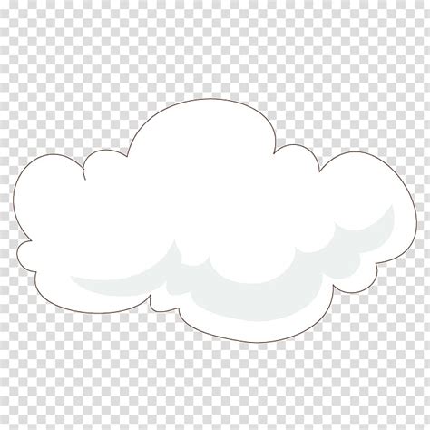 White Clouds Cloud Drawing Caricature A Cartoon Clouds Transparent