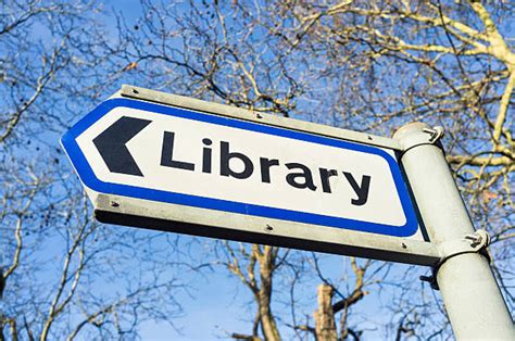 Library Road Sign Stock Photos Pictures And Royalty Free Images Istock