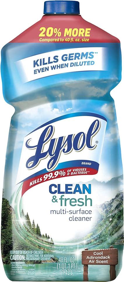 Amazon Com Lysol Multi Surface Cleaner Sanitizing And Disinfecting Pour To Clean And