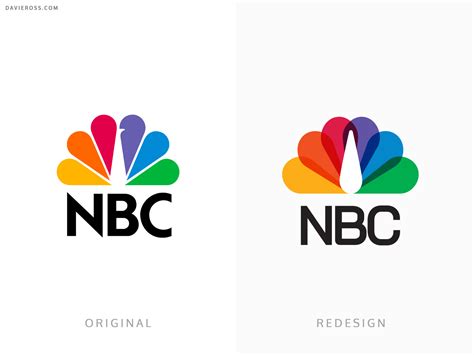 Nbc Logo Redesign By Davie Ross On Dribbble