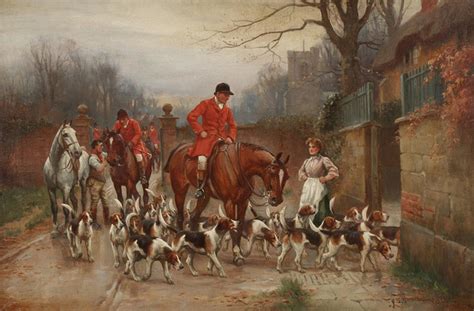 Art Prints Of Hunting Scene By John Sanderson Wells