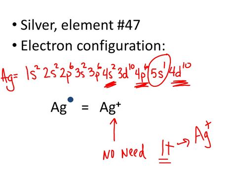 It is a proper question? How To Find A Electron Configuration For Silver