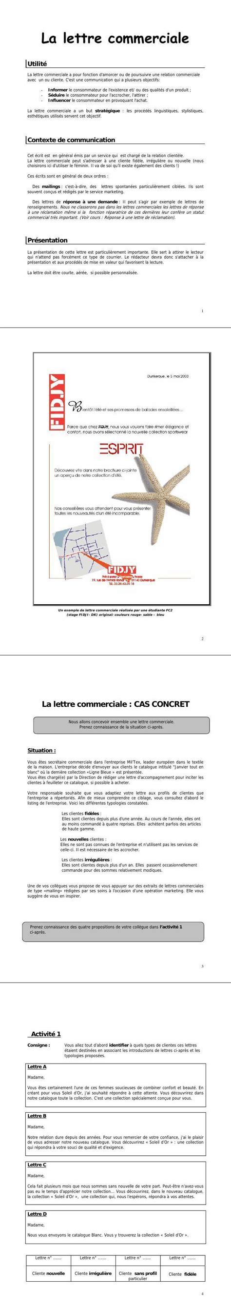 Lettre Commerciale Afnor Exemples De Mod Les Norme Afnor Lettre