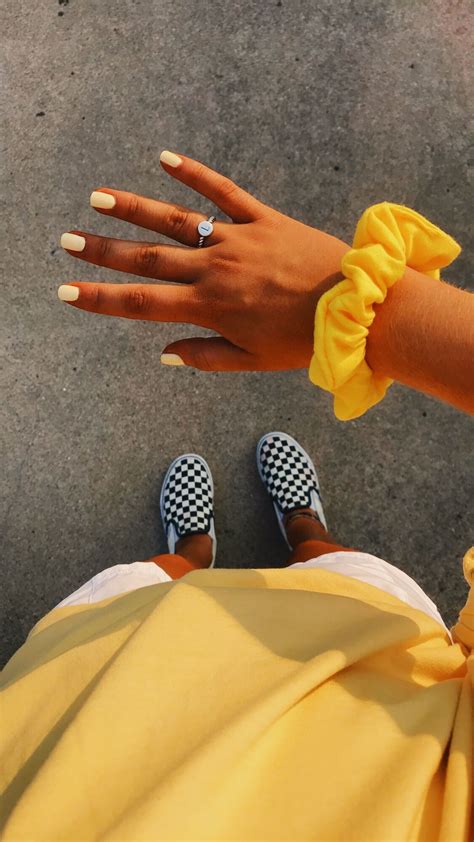 Yellow // ig @leahjohnsnn | Yellow nails, Yellow, Yellow ...