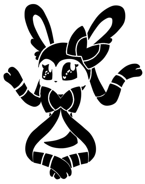 Sylveon Silhouette By Cutiepachimelody On Deviantart