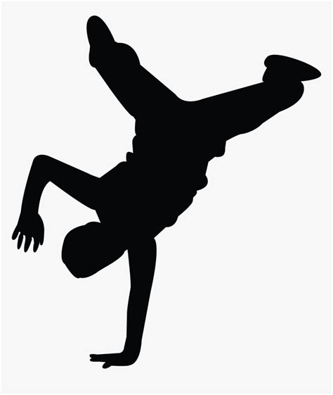 Hip Hop Dancer Silhouette Hd Png Download Transparent Png Image