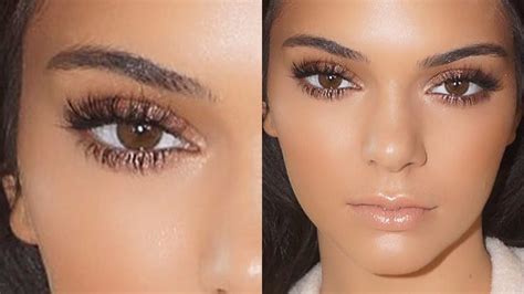 Kendall Jenner Natural Glowing Makeup Tutorial 2015 Youtube