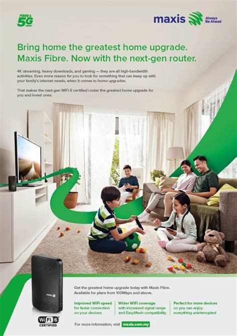 New Maxis Fibre Customers Will Now Receive Fast Wifi 6 Router For Free