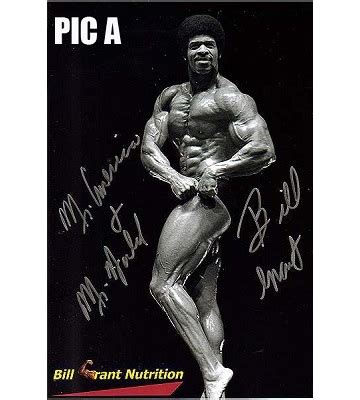 Bill Grant Signed Photograph Limited Edition Signed By Bodybuilding Legend Pumping Iron