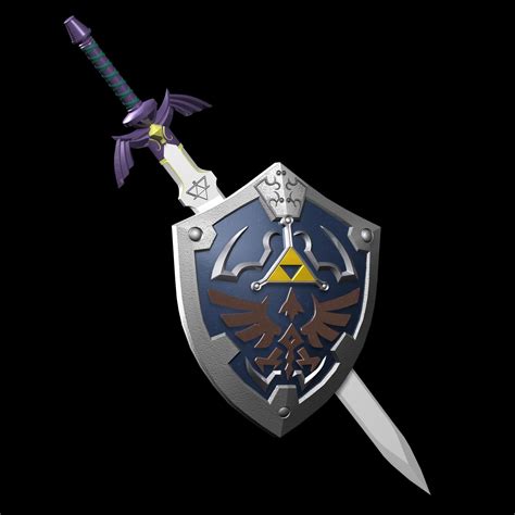 master sword master sword and hylian shield by ~karl47 on deviantart master sword shield