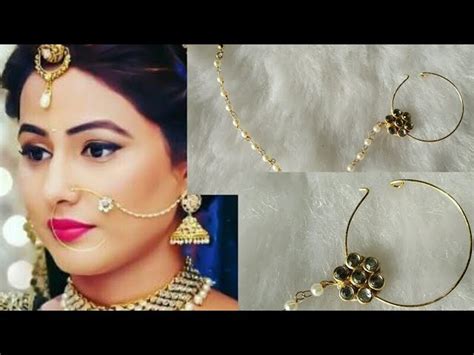 Diyakshara Inspired Nose Ring Making At Homehow To Make Designer