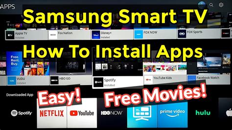 Nbc, cbs, bloomberg, paramount, and warner brothers. How To Easily Install Download Apps on Samsung RU7100 ...