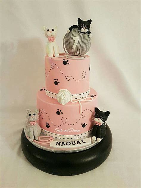 Pin By Ellen Lagas On Cake Ideas Birthday Cake For Cat Kitten Cake