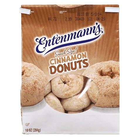 Entenmanns Donuts Snack Size Cinnamon Donuts 10 Oz Donut Bakery